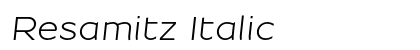 Resamitz Italic preview