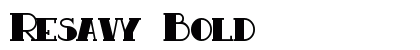Resavy Bold preview