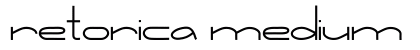 Retorica Medium preview
