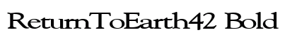 ReturnToEarth42 Bold preview