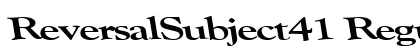 ReversalSubject41 Regular preview