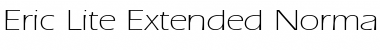 Download Eric Lite Extended Font