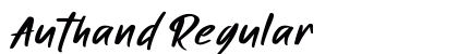 Authand Regular preview
