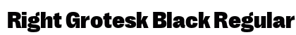 Right Grotesk Black Regular preview