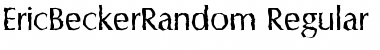 Download EricBeckerRandom Font