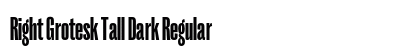 Right Grotesk Tall Dark Regular preview