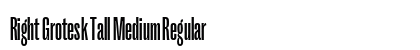 Right Grotesk Tall Medium Regular preview