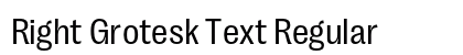 Right Grotesk Text Regular preview
