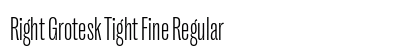Right Grotesk Tight Fine Regular preview