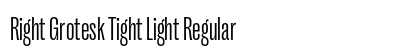 Right Grotesk Tight Light Regular preview