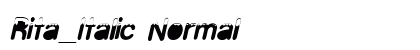 Rita_Italic Normal preview