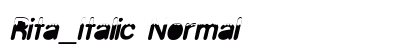 Rita_Italic Normal preview