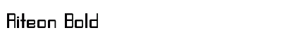 Riteon Bold preview