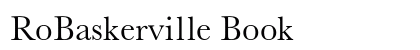 RoBaskerville Book preview