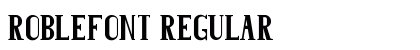 ROBLEFONT Regular preview