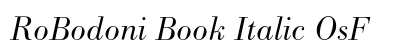 RoBodoni Book Italic OsF Preview