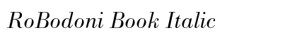 RoBodoni Book Italic Preview
