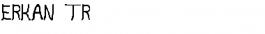 Download Erkan tr Font Download Erkan tr Font