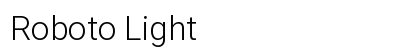 Roboto Light Preview