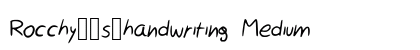 Rocchy__s_handwriting Medium preview