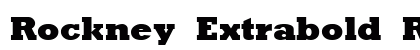 Rockney Extrabold Regular Preview