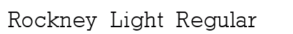 Rockney Light Regular Preview