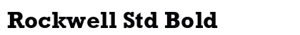 Rockwell Std Bold Preview