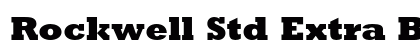 Rockwell Std Extra Bold Preview