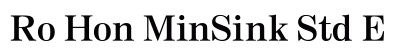 Ro Hon MinSink Std E preview