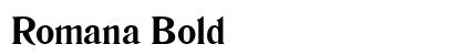 Romana Bold preview