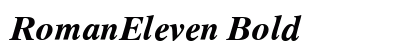 RomanEleven Bold preview