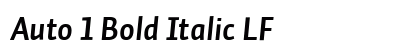 Auto 1 Bold Italic LF Preview