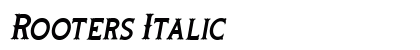 Rooters Italic preview