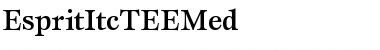 Download EspritItcTEEMed Font