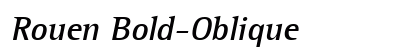 Rouen Bold-Oblique Preview