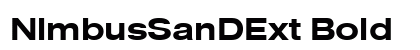 NimbusSanDExt Bold preview