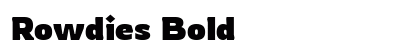 Rowdies Bold preview