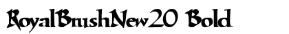 RoyalBrushNew20 Bold preview