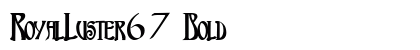 RoyalLuster67 Bold preview