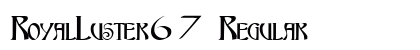 RoyalLuster67 Regular preview