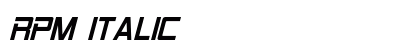 RPM Italic Preview