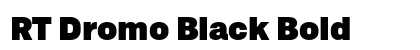 RT Dromo Black Bold preview