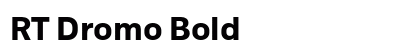 RT Dromo Bold preview