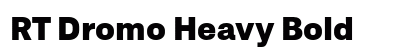 RT Dromo Heavy Bold preview