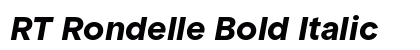 RT Rondelle Bold Italic Preview