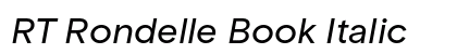 RT Rondelle Book Italic preview
