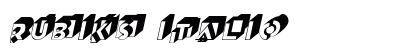 Rubiks Italic preview