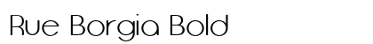 Rue Borgia Bold preview