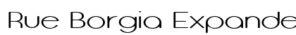 Rue Borgia Expanded Bold Preview