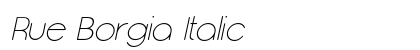 Rue Borgia Italic preview